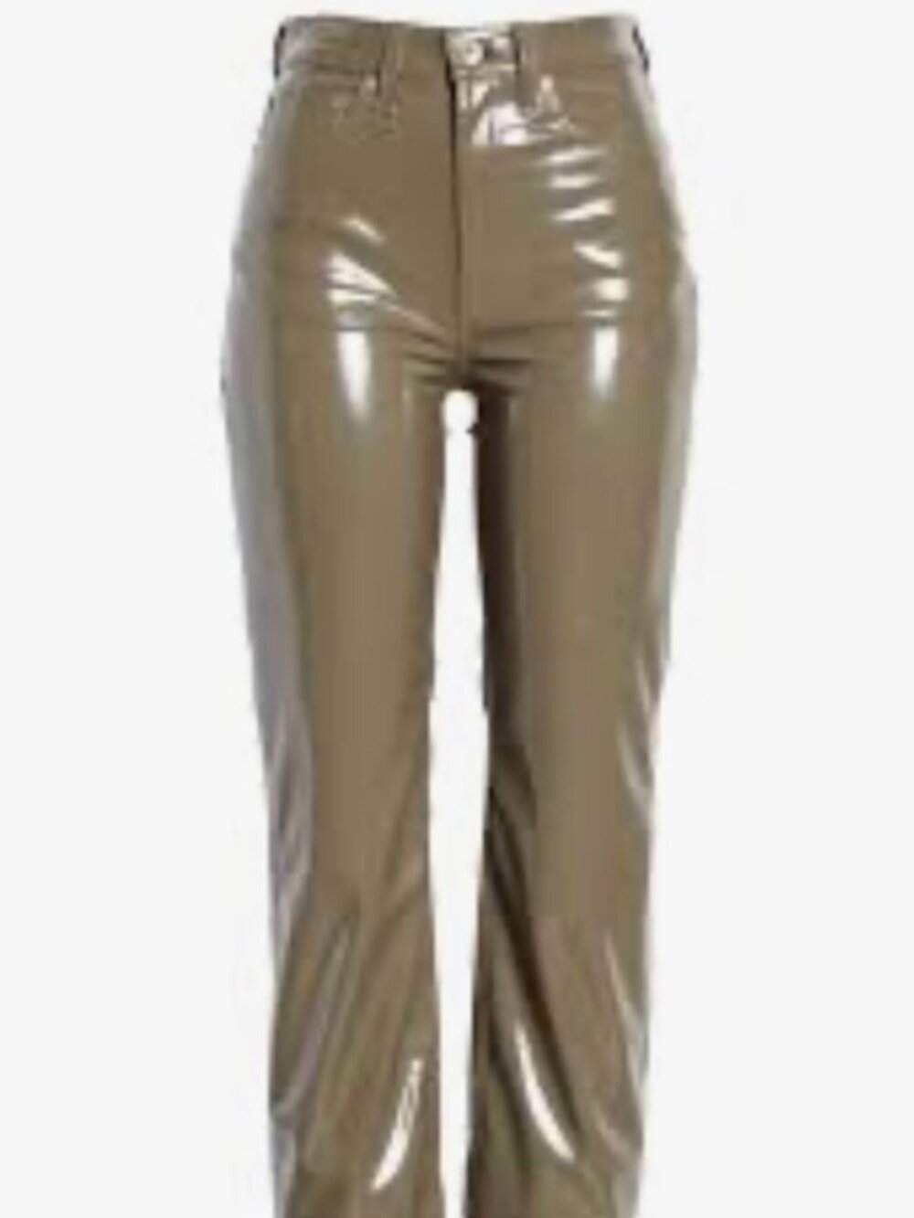 rag & bone Nina High Rise Cigarette VINYL Pants